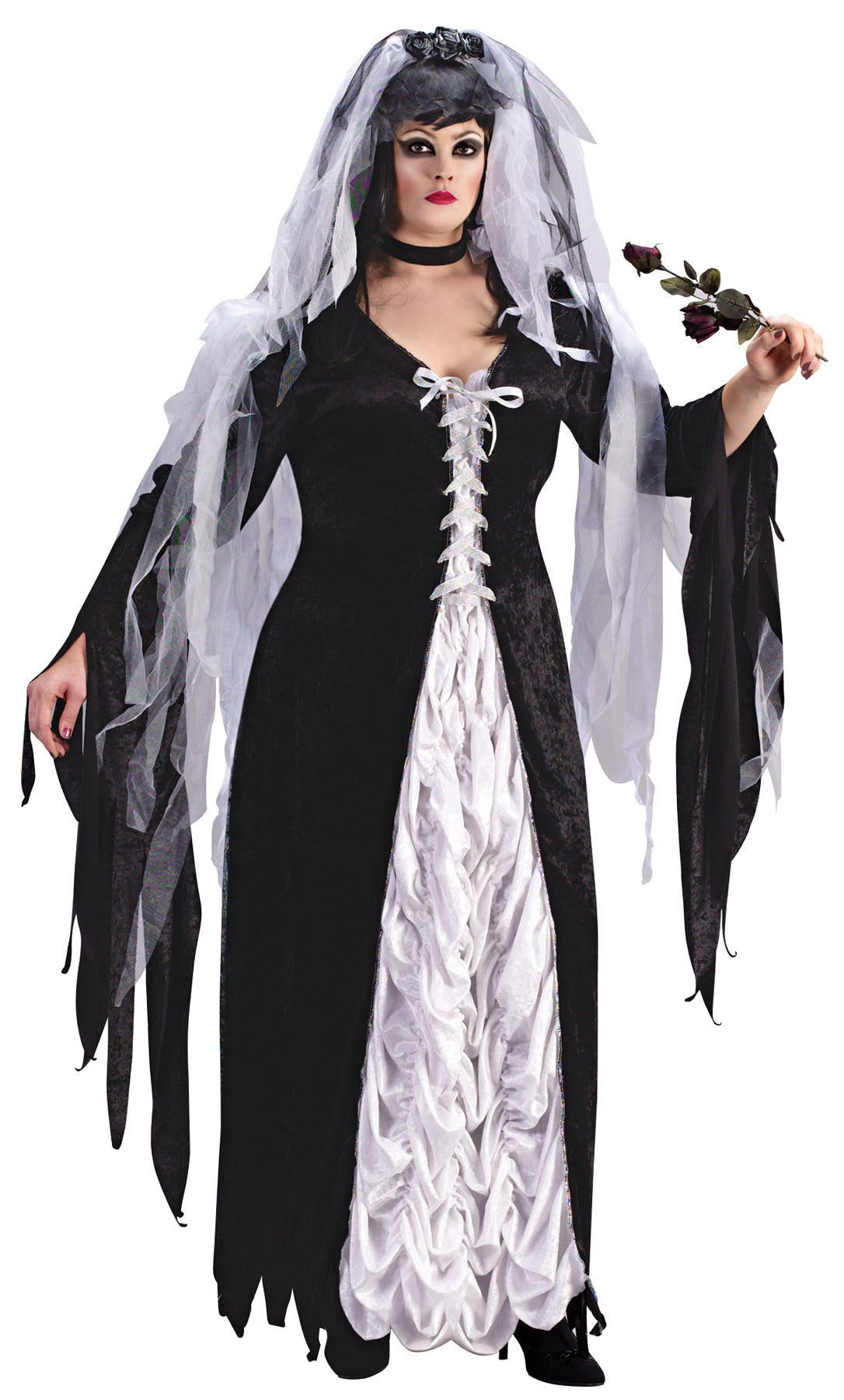 Women's Plus Size Bride of Darkness Costume Plus Size Halloween Costumes - Tophatter Daily Deals