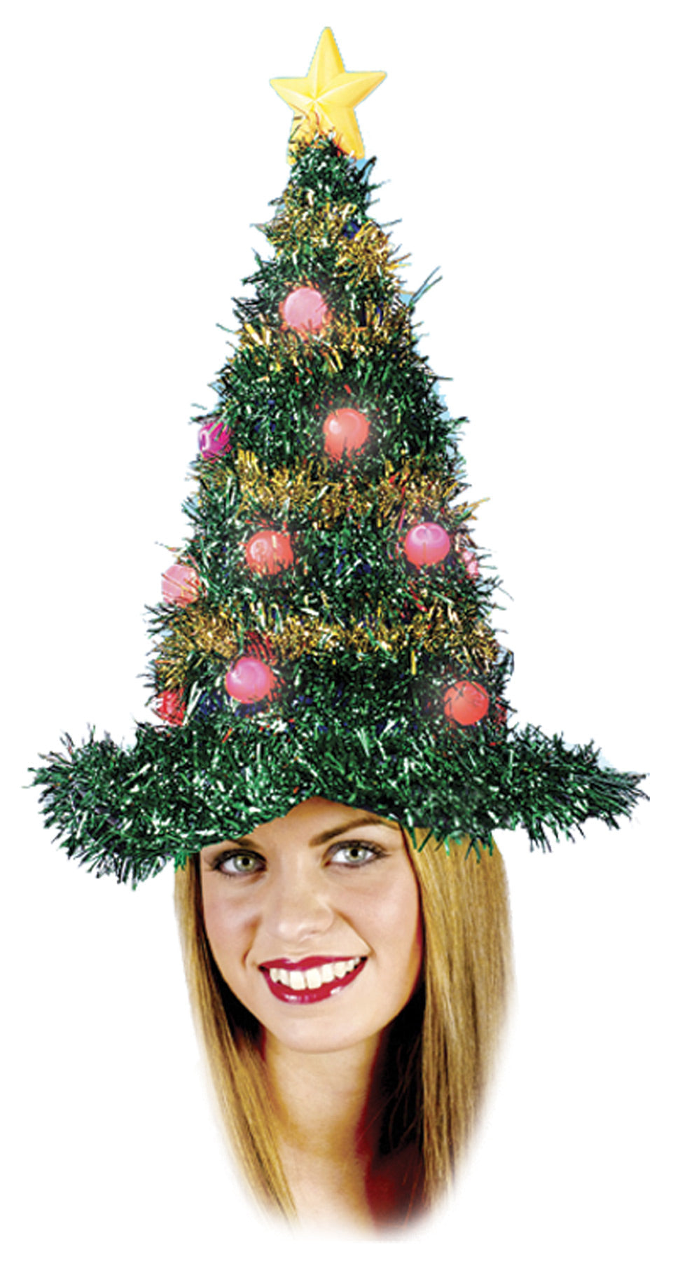 Christmas Tree Hat Light-Up Christmas Decorations & Props - Tophatter Daily Deals