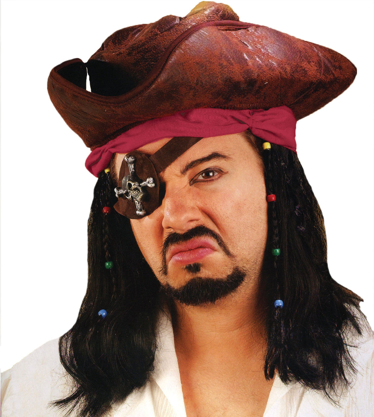 30" Caribbean Pirate Wig Halloween Wigs - Tophatter Daily Deals