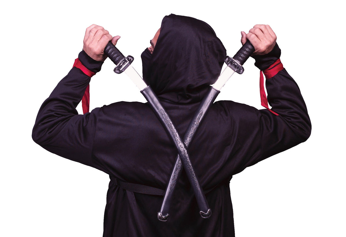 Ninja Sword Double Costume Weapons & Armor Props - Tophatter Daily Deals