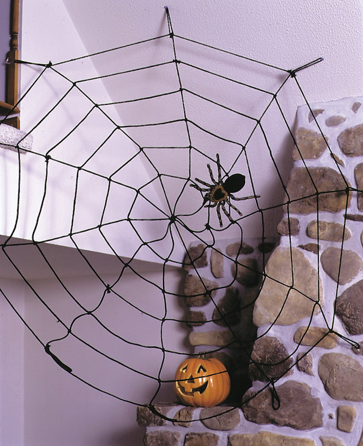 9' Spiderweb Rope Halloween Spider Decorations - Tophatter Daily Deals