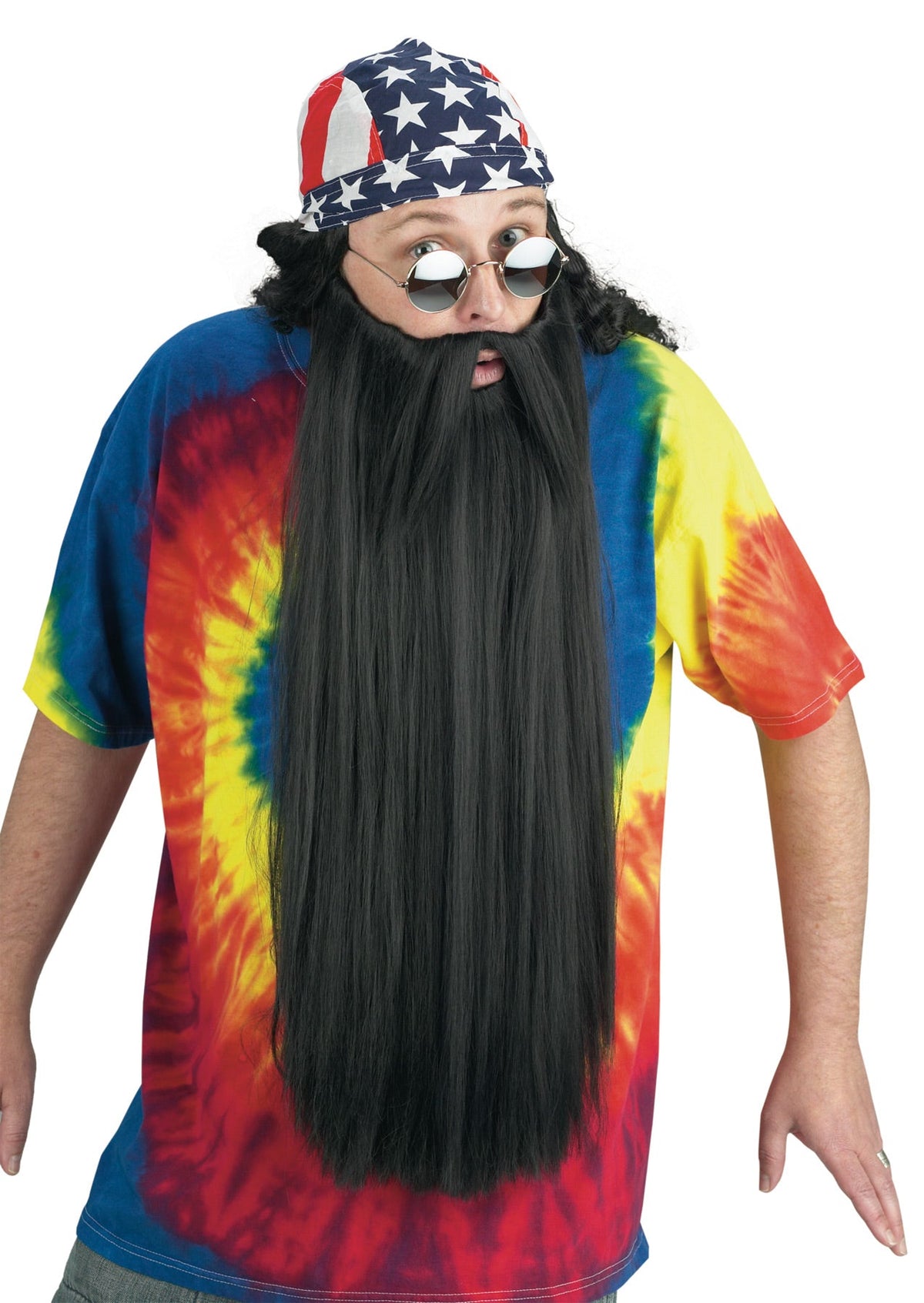 24" Long Beard with Mustache Halloween Accessories - Tophatter Daily Deals