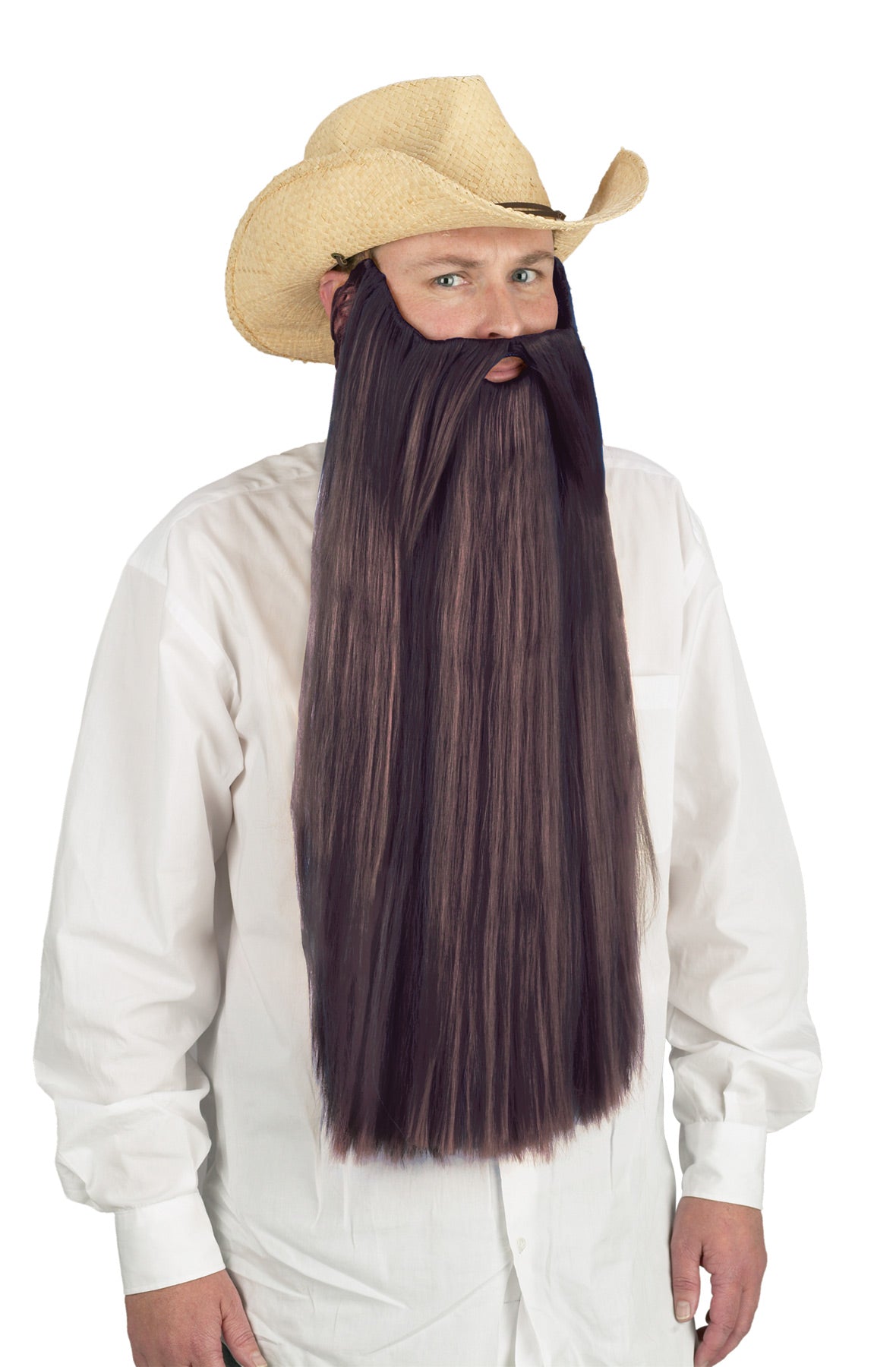 24" Long Beard with Mustache Halloween Accessories - Tophatter Daily Deals