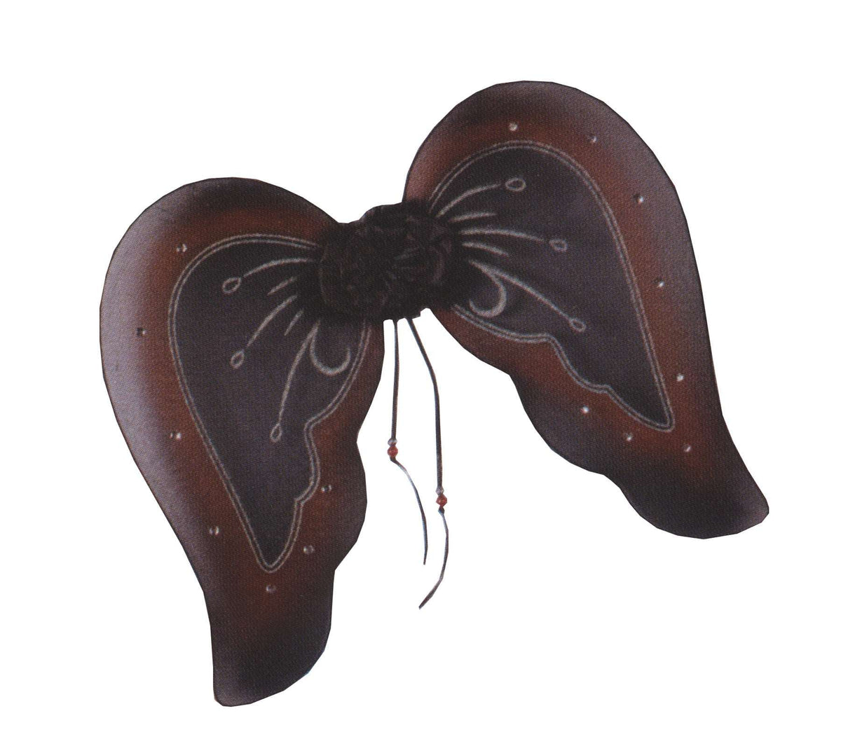 Wings Goth Bk/Burgundy Glitter Costume Accessories - Tophatter Daily Deals