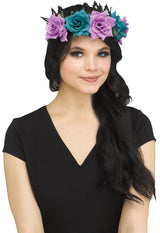 Fanasty Fairy Floral Crown - Adult Halloween Hats & Headpieces - Tophatter Daily Deals