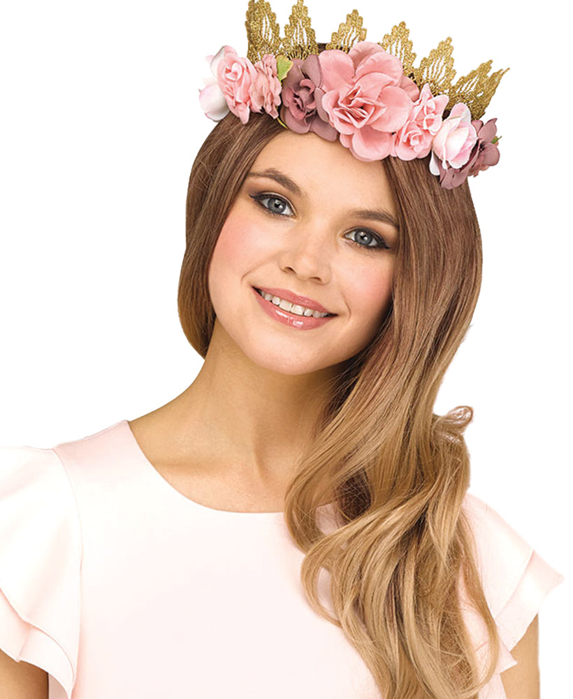 Fanasty Fairy Floral Crown - Adult Halloween Hats & Headpieces - Tophatter Daily Deals