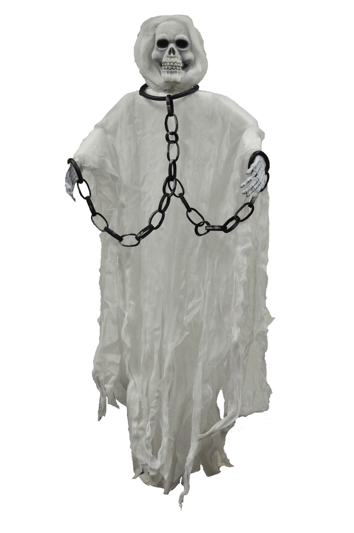 60" Hanging Skull Face Reaper Halloween Skeleton Decorations - Tophatter Daily Deals