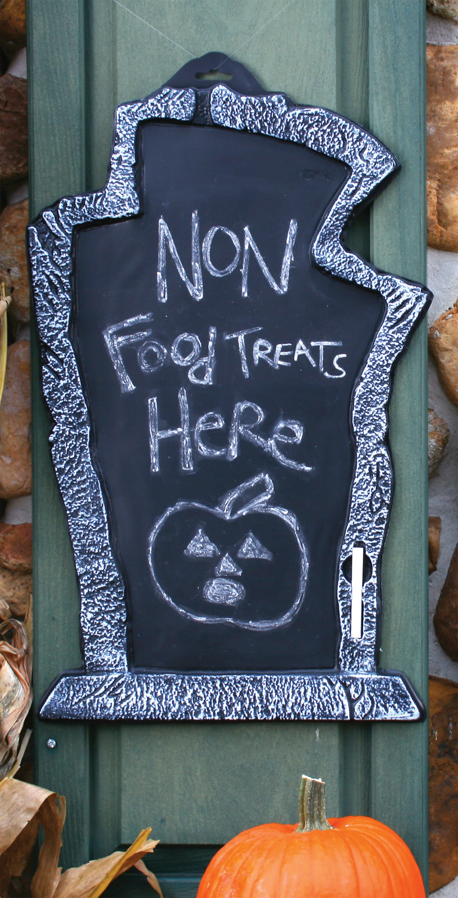 22" Tombstone Chalk Board Halloween Graveyard Decorations - Tophatter Daily Deals