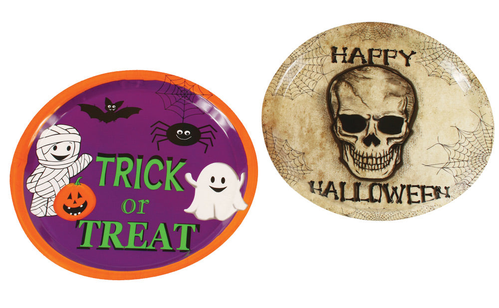 14" Party Round Tray Halloween Party Supplies - Tophatter Daily Deals