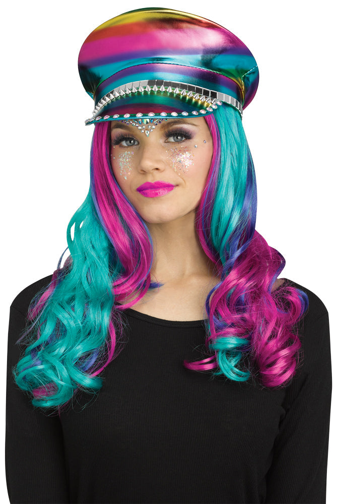 Rainbow Festival Hat Halloween Hats & Headpieces - Tophatter Daily Deals