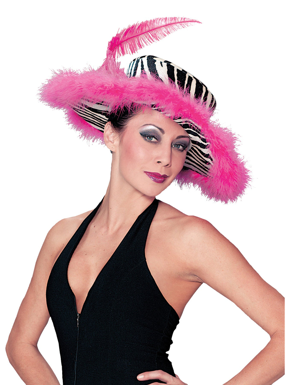 Zebra Pink Hat Halloween Hats & Headpieces - Tophatter Daily Deals