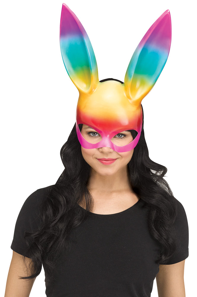 Bunny Mask Rainbow Halloween Masks - Tophatter Daily Deals