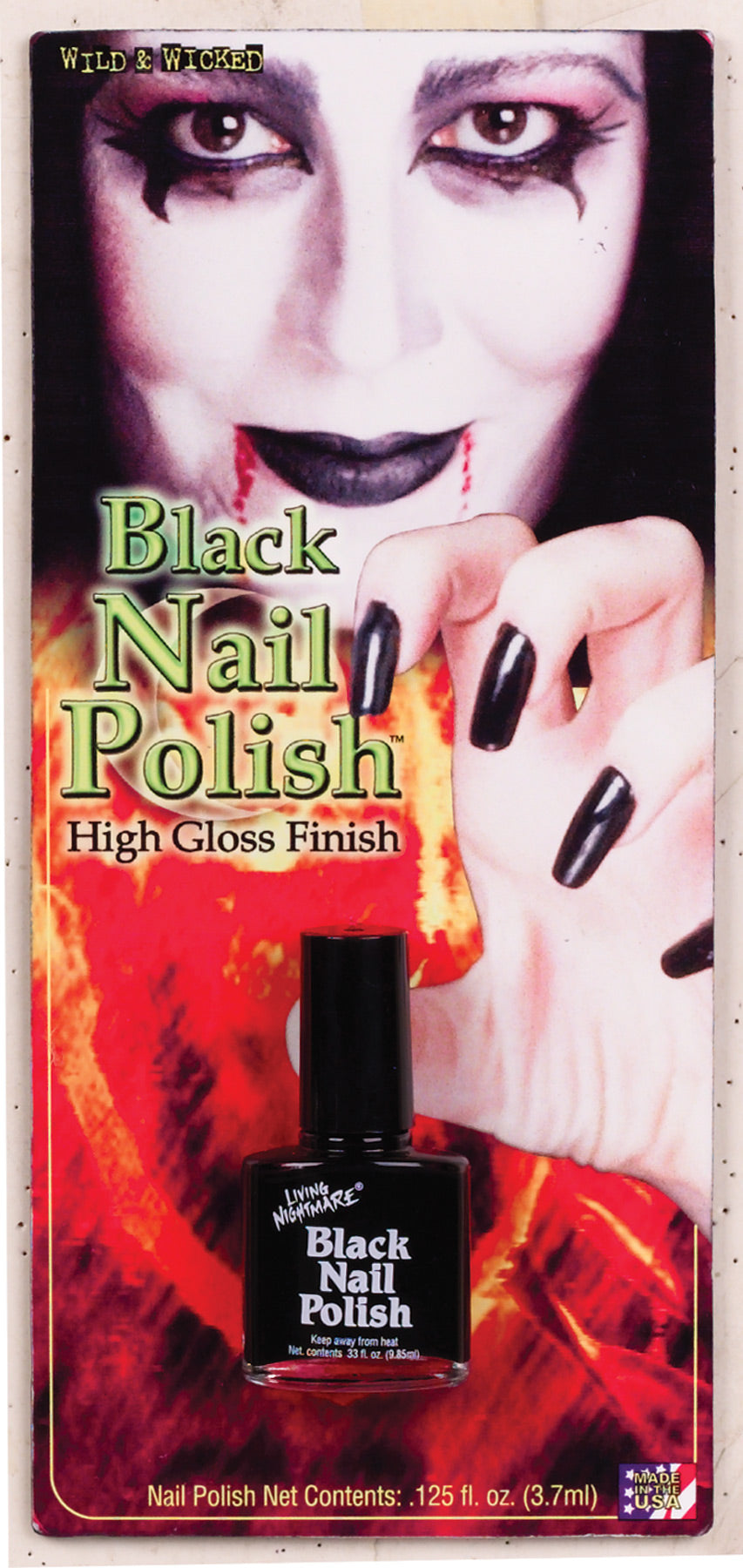 Nail Polish Black Costume Accessories - Tophatter Daily Deals