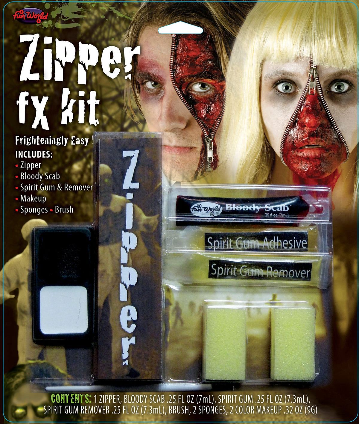 Zipper Fx Makeup Kit Special Effects Makeup - Tophatter Daily Deals