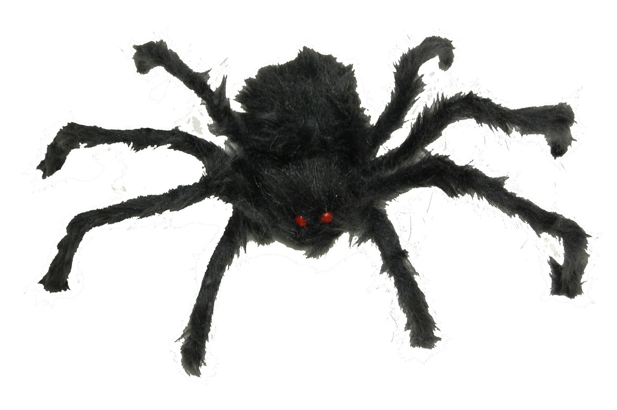 20" Hairy Poseable Spider Halloween Spider Decorations - Tophatter Daily Deals