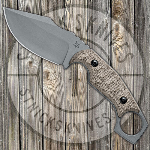 Fox Knives Monkey Thumper - Green Micarta - Fixed Blade - FX-633-MOD Knives - Tophatter Daily Deals