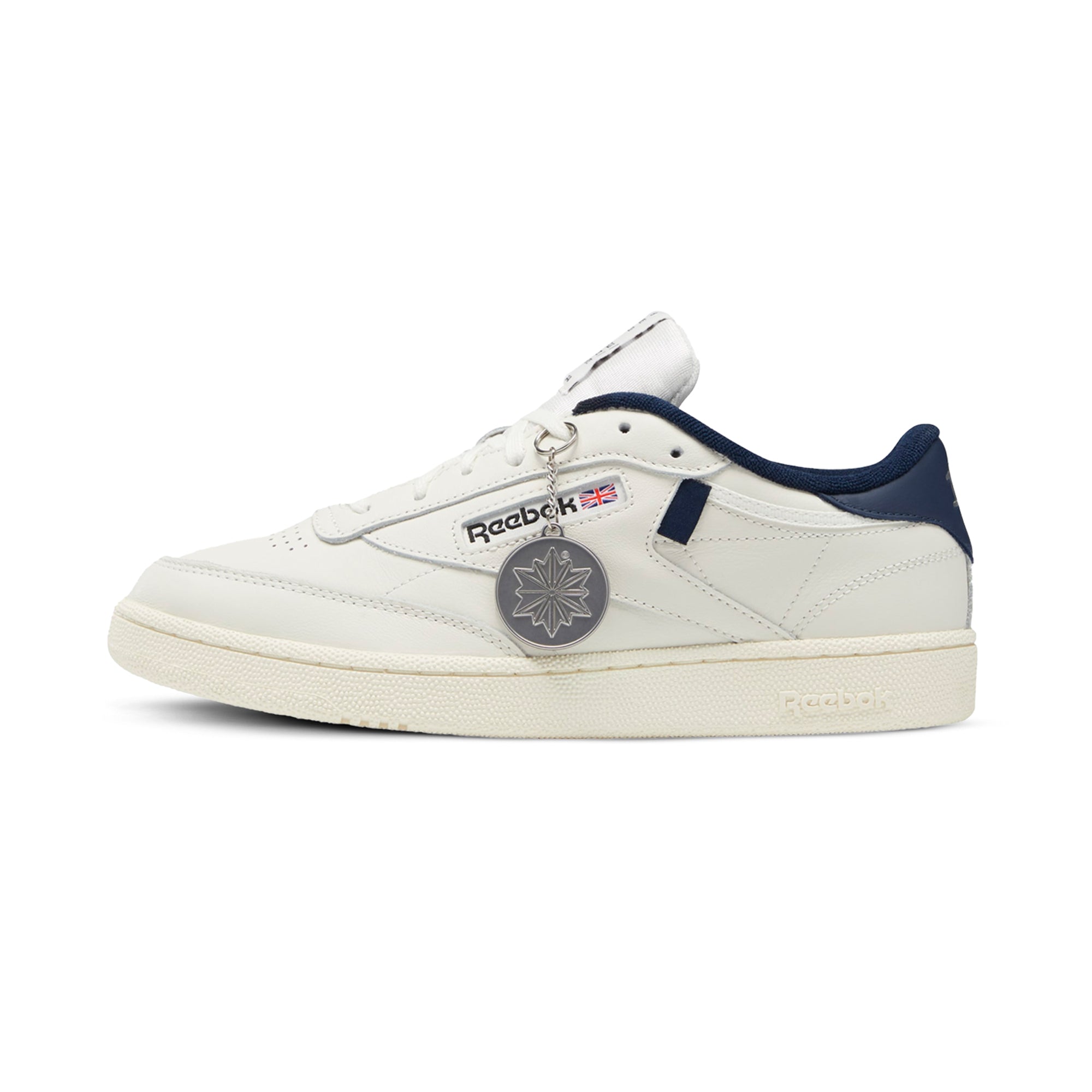 Reebok Men's Club C 85 Shoes Chalk Clawht Conavy Footwear - Tophatter Daily Deals