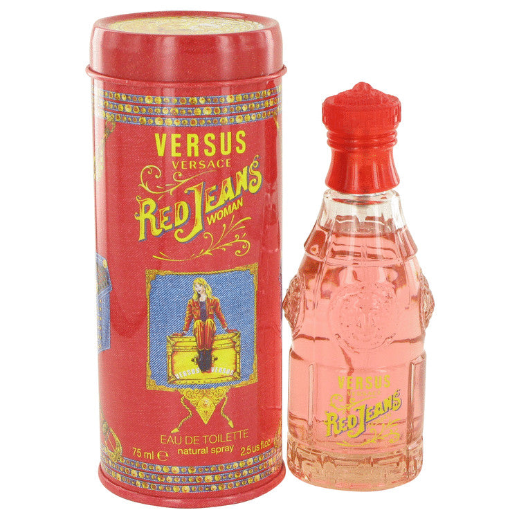 RED JEANS by Versace Eau De Toilette Spray 2.5 oz for Women Default Title Beauty & Fragrance - Tophatter Daily Deals