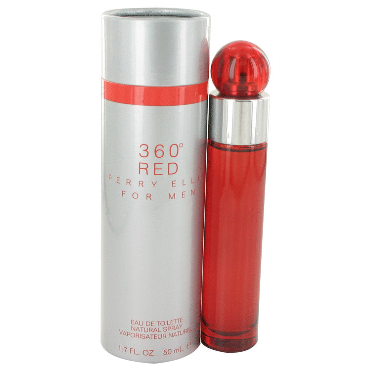 Perry Ellis 360 Red by Perry Ellis Eau De Toilette Spray 1.7 oz for Men Default Title Beauty & Fragrance - Tophatter Daily Deals
