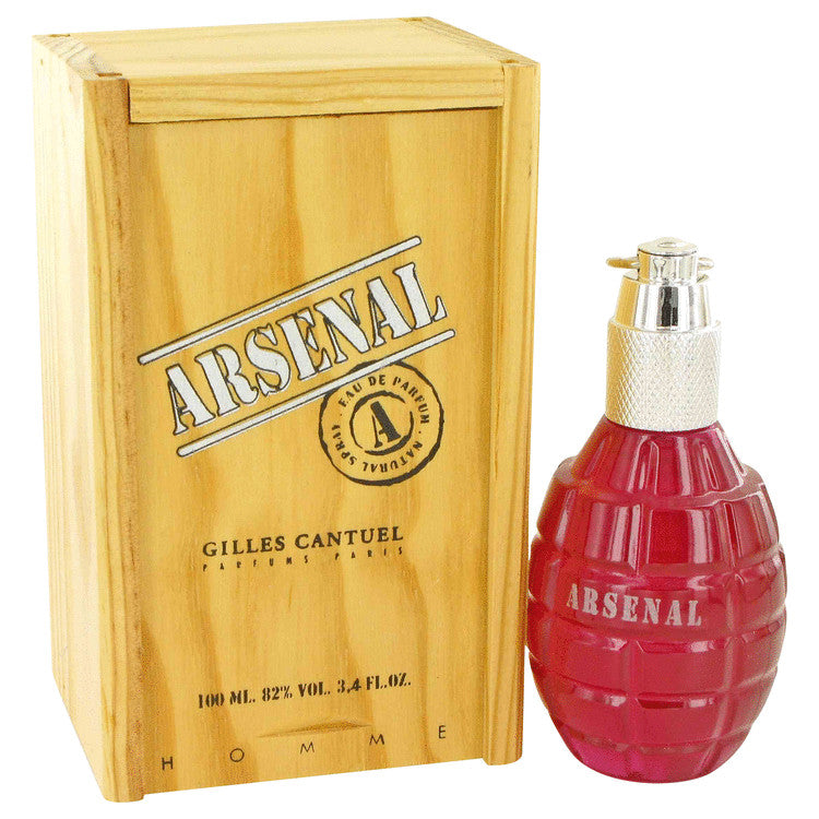 Arsenal Dark Red by Gilles Cantuel Eau De Parfum Spray 3.4 oz for Men Default Title Beauty & Fragrance - Tophatter Daily Deals