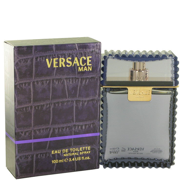 Versace Man by Versace Eau De Toilette Spray 3.3 oz for Men Default Title Beauty & Fragrance - Tophatter Daily Deals