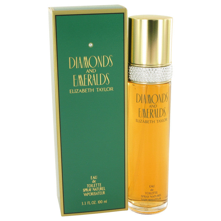 DIAMONDS & EMERALDS by Elizabeth Taylor Eau De Toilette Spray 3.3 oz for Women Default Title Beauty & Fragrance - Tophatter Daily Deals