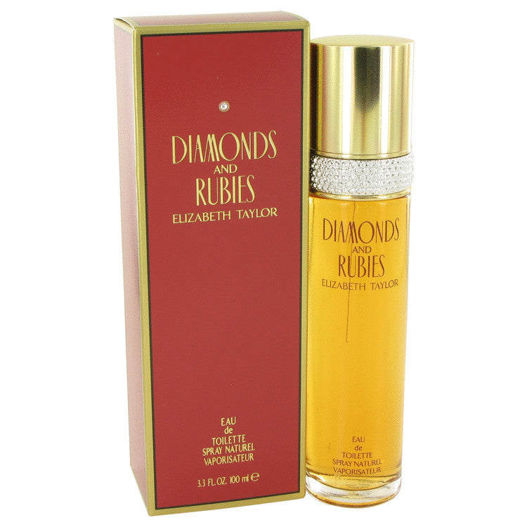DIAMONDS & RUBIES by Elizabeth Taylor Eau De Toilette Spray 3.4 oz for Women Default Title Beauty & Fragrance - Tophatter Daily Deals