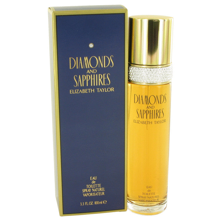DIAMONDS & SAPHIRES by Elizabeth Taylor Eau De Toilette Spray 3.4 oz for Women Default Title Beauty & Fragrance - Tophatter Daily Deals