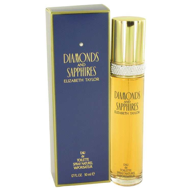 DIAMONDS & SAPHIRES by Elizabeth Taylor Eau De Toilette Spray 1.7 oz for Women Default Title Beauty & Fragrance - Tophatter Daily Deals