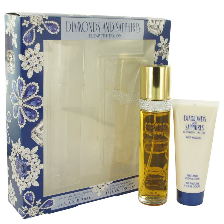 DIAMONDS & SAPHIRES by Elizabeth Taylor Gift Set -- for Women Default Title Beauty & Fragrance - Tophatter Daily Deals