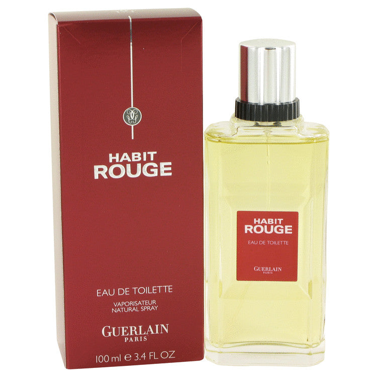 HABIT ROUGE by Guerlain Cologne - Eau De Toilette Spray 3.4 oz for Men Default Title Beauty & Fragrance - Tophatter Daily Deals
