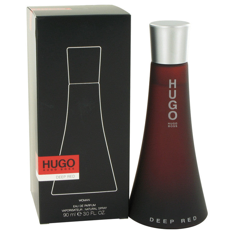 hugo DEEP RED by Hugo Boss Eau De Parfum Spray 3 oz for Women Default Title Beauty & Fragrance - Tophatter Daily Deals
