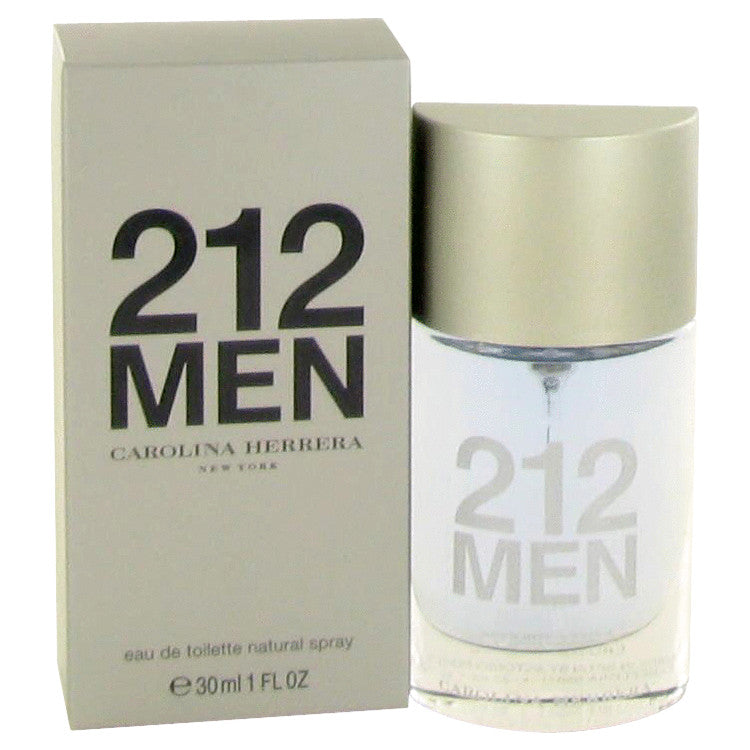 212 by Carolina Herrera Eau De Toilette Spray (New Packaging) 1 oz for Men Default Title Beauty & Fragrance - Tophatter Daily Deals