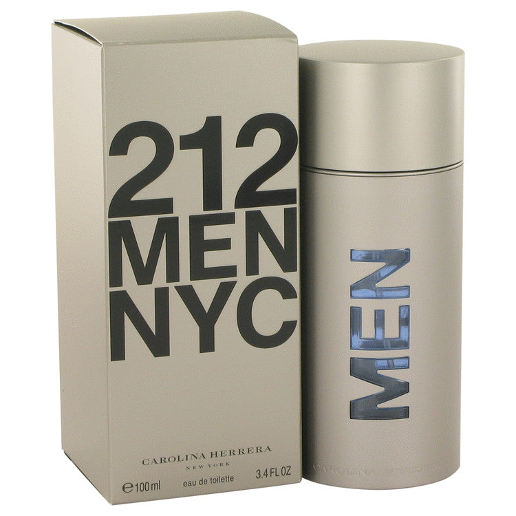 212 by Carolina Herrera Eau De Toilette Spray (New Packaging) 3.4 oz for Men Default Title Beauty & Fragrance - Tophatter Daily Deals