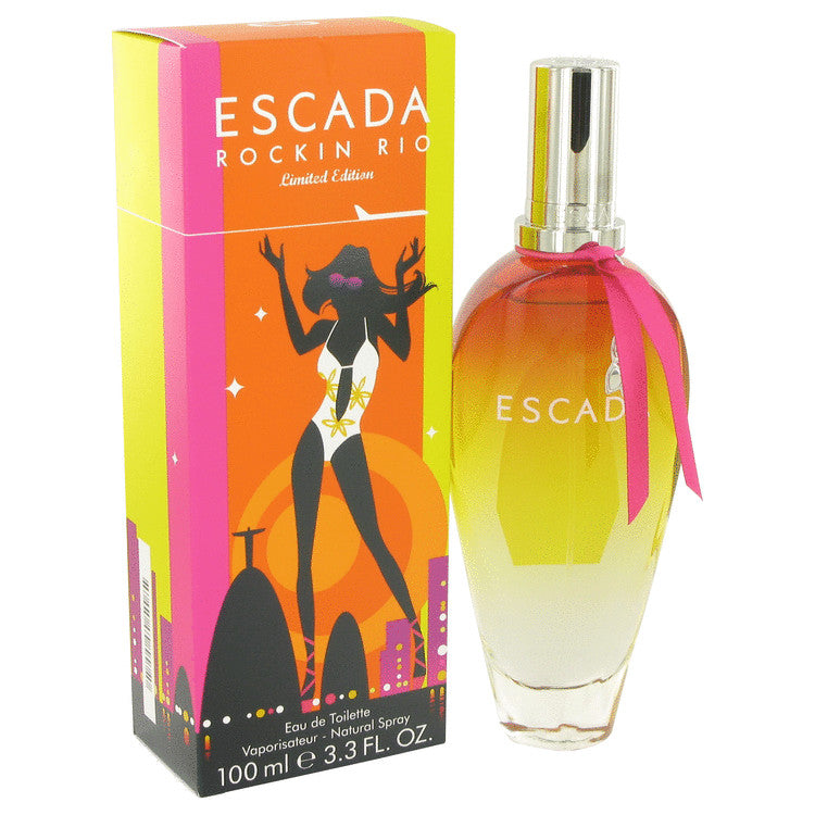 Escada Rockin'Rio by Escada Eau De Toilette Spray 3.4 oz for Women Default Title Beauty & Fragrance - Tophatter Daily Deals