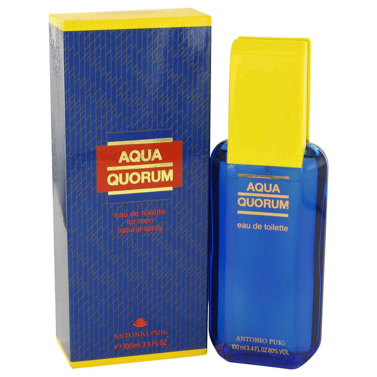 AQUA QUORUM by Antonio Puig Eau De Toilette Spray 3.4 oz for Men Default Title Beauty & Fragrance - Tophatter Daily Deals
