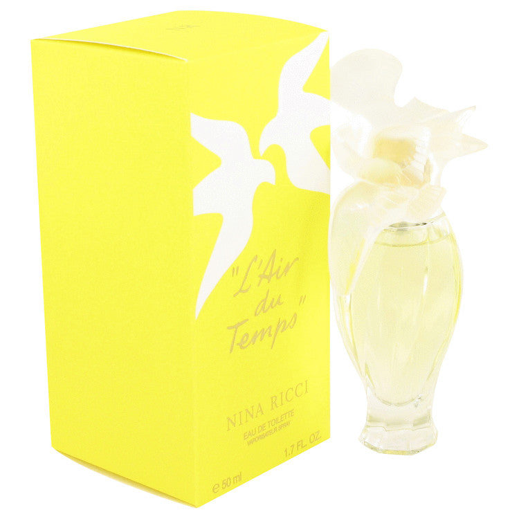 L'AIR DU TEMPS by Nina Ricci Eau De Toilette Spray With Bird Cap 1.7 oz for Women Default Title Beauty & Fragrance - Tophatter Daily Deals