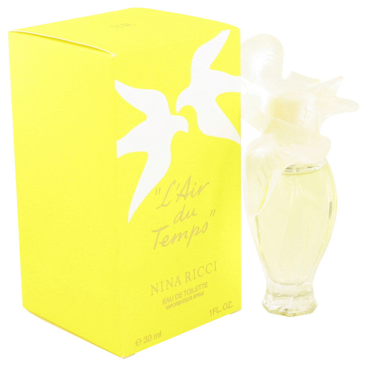 L'AIR DU TEMPS by Nina Ricci Eau De Toilette Spray with Bird Cap 1 oz for Women Default Title Beauty & Fragrance - Tophatter Daily Deals