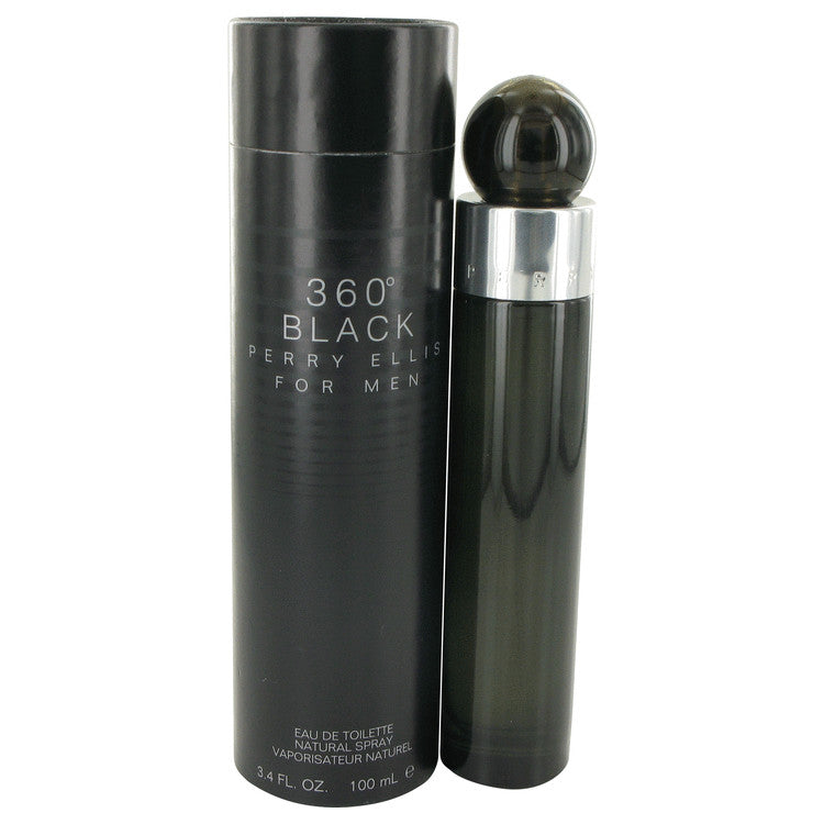 Perry Ellis 360 Black by Perry Ellis Eau De Toilette Spray 3.4 oz for Men Default Title Beauty & Fragrance - Tophatter Daily Deals