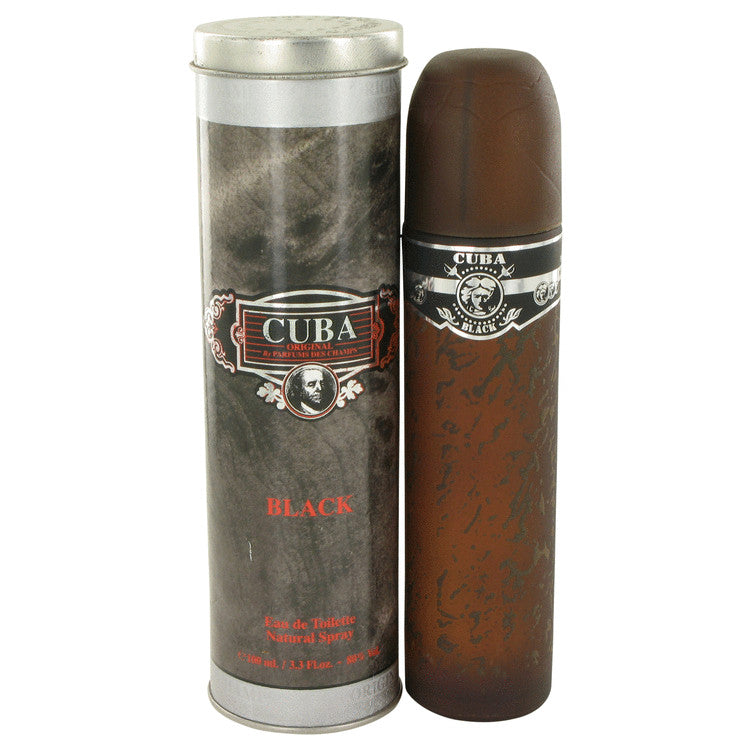 CUBA Black by Fragluxe Eau De Toilette Spray 3.4 oz for Men Default Title Beauty & Fragrance - Tophatter Daily Deals