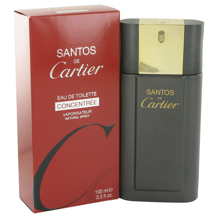 SANTOS DE CARTIER by Cartier Eau De Toilette Concentree Spray 3.4 oz for Men Default Title Beauty & Fragrance - Tophatter Daily Deals