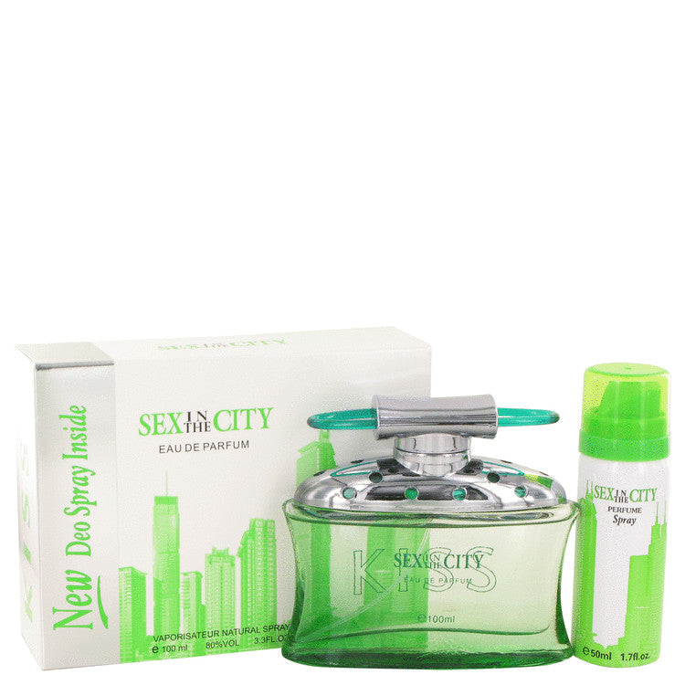 Sex In The City Kiss by Unknown Eau De Parfum Spray + Free 1.7 oz Deodorant Spray 3.4 oz for Women Default Title Beauty & Fragrance - Tophatter Daily Deals