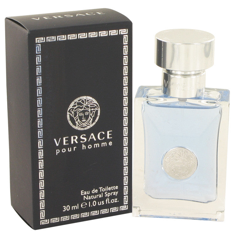 Versace Pour Homme by Versace Eau De Toilette Spray 1 oz for Men Default Title Beauty & Fragrance - Tophatter Daily Deals