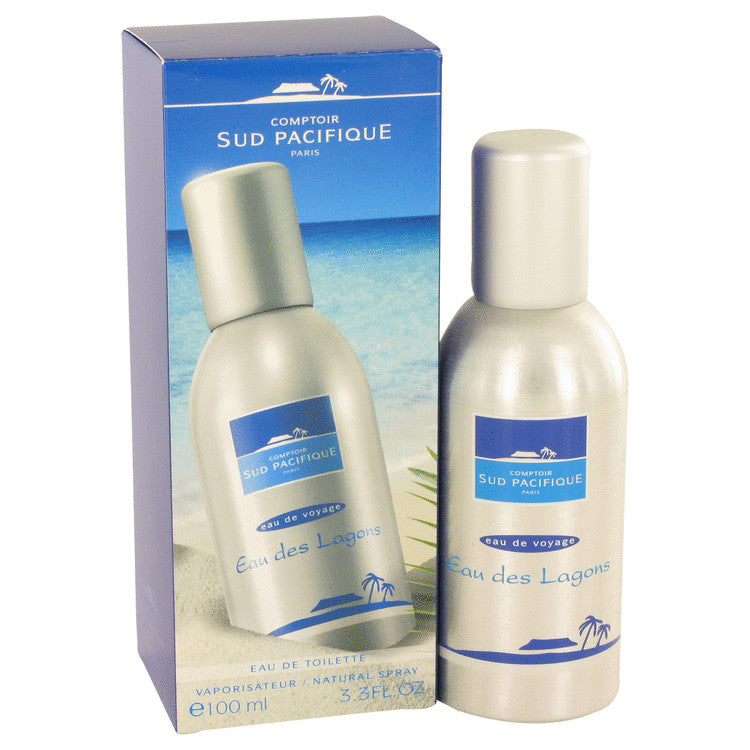 COMPTOIR SUD PACIFIQUE Eau Des Lagons by COMPTOIR SUD PACIFIQUE Eau De Toilette Spray 3.3 oz for Women Default Title Beauty & Fragrance - Tophatter Daily Deals