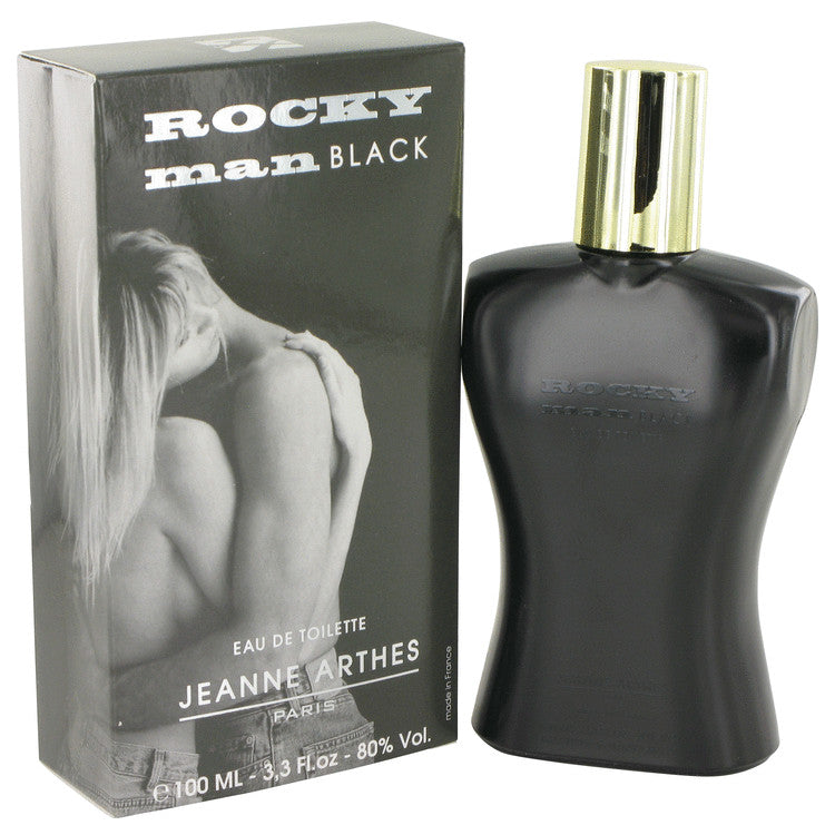 Rocky Man Black by Jeanne Arthes Eau De Toilette Spray 3.3 oz for Men Default Title Beauty & Fragrance - Tophatter Daily Deals