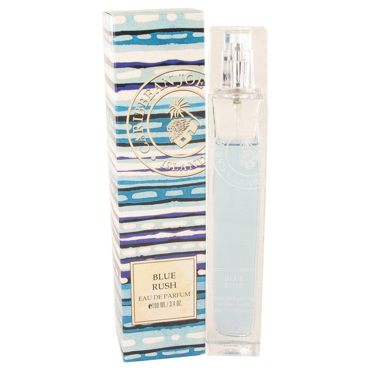 Blue Rush (Caribbean Joe) by Caribbean Joe Eau De Parfum Spray 3.4 oz for Women Default Title Beauty & Fragrance - Tophatter Daily Deals