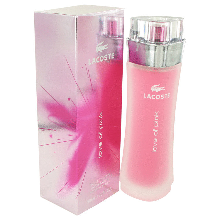 Love of Pink by Lacoste Eau De Toilette Spray 3 oz for Women Default Title Beauty & Fragrance - Tophatter Daily Deals