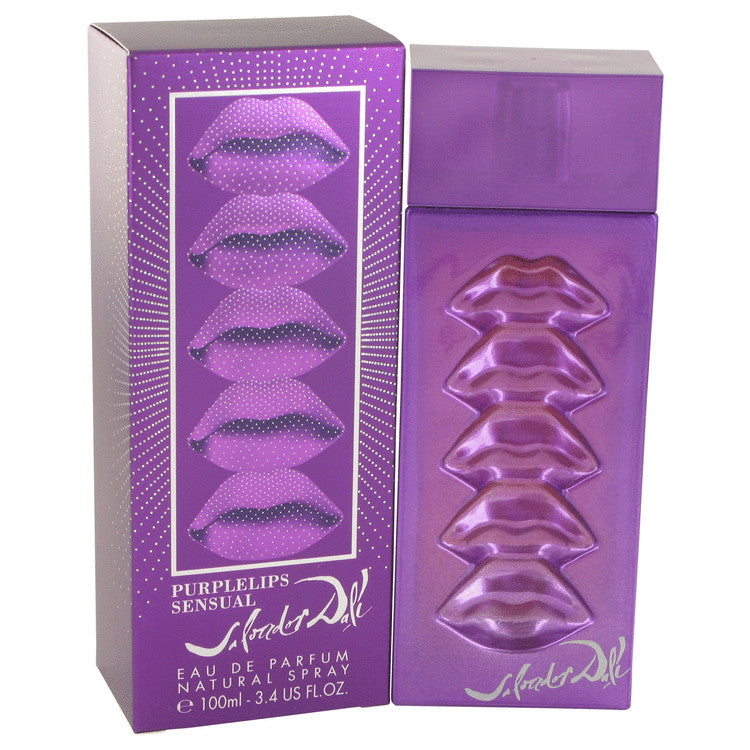 Purple Lips Sensual by Salvador Dali Eau De Parfum Spray 3.4 oz for Women Default Title Beauty & Fragrance - Tophatter Daily Deals