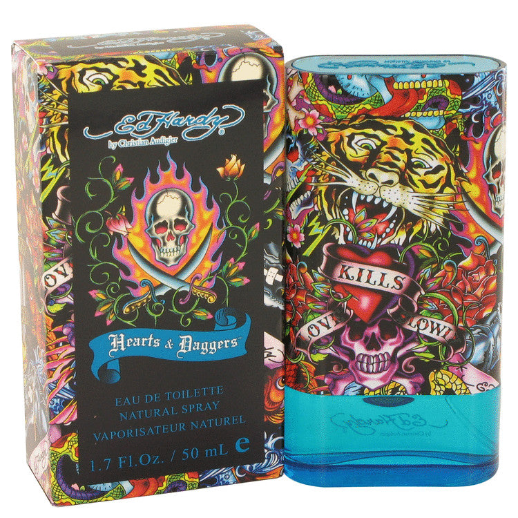 Ed Hardy Hearts & Daggers by Christian Audigier Eau De Toilette Spray 1.7 oz for Men Default Title Beauty & Fragrance - Tophatter Daily Deals
