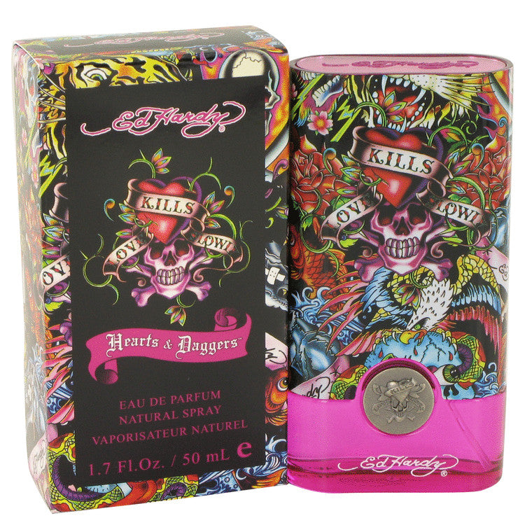 Ed Hardy Hearts & Daggers by Christian Audigier Eau De Parfum Spray 1.7 oz for Women Default Title Beauty & Fragrance - Tophatter Daily Deals
